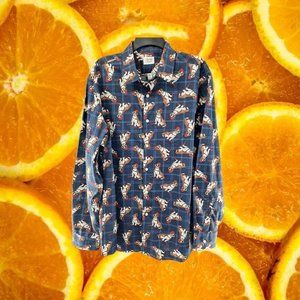 North Pole Trading Co Plaid Holiday‎ Dog In A Bow Long Sleeve